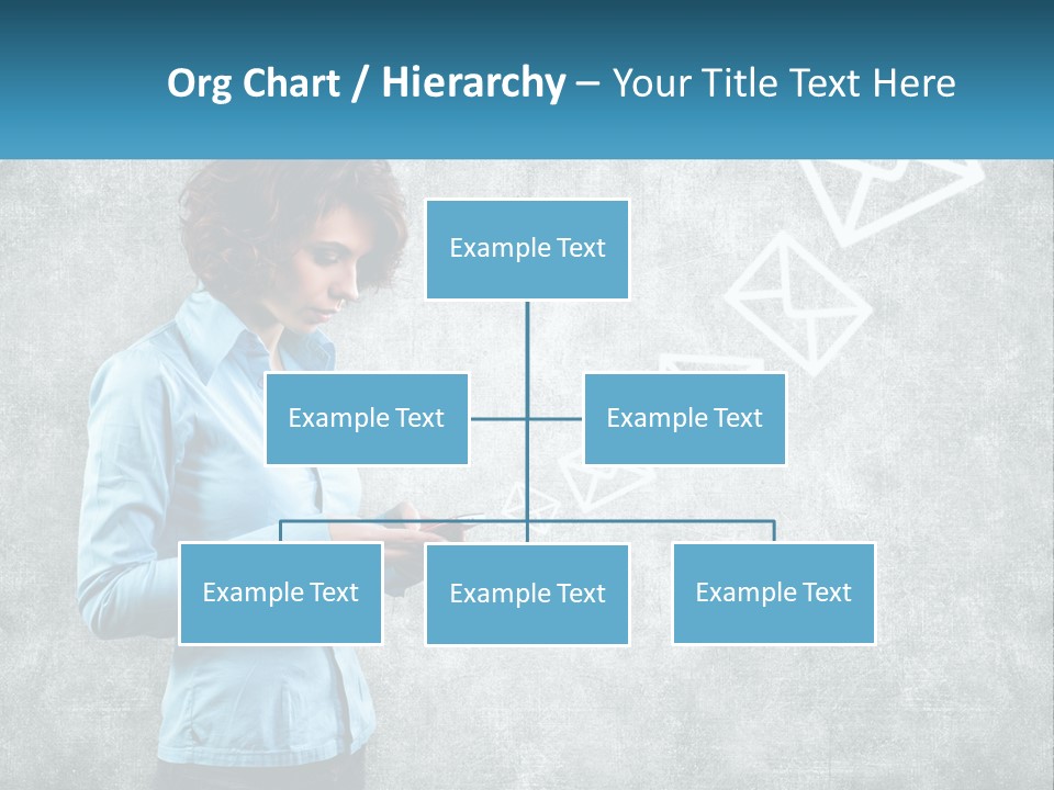 A Woman Holding A Cell Phone In Her Hands PowerPoint Template