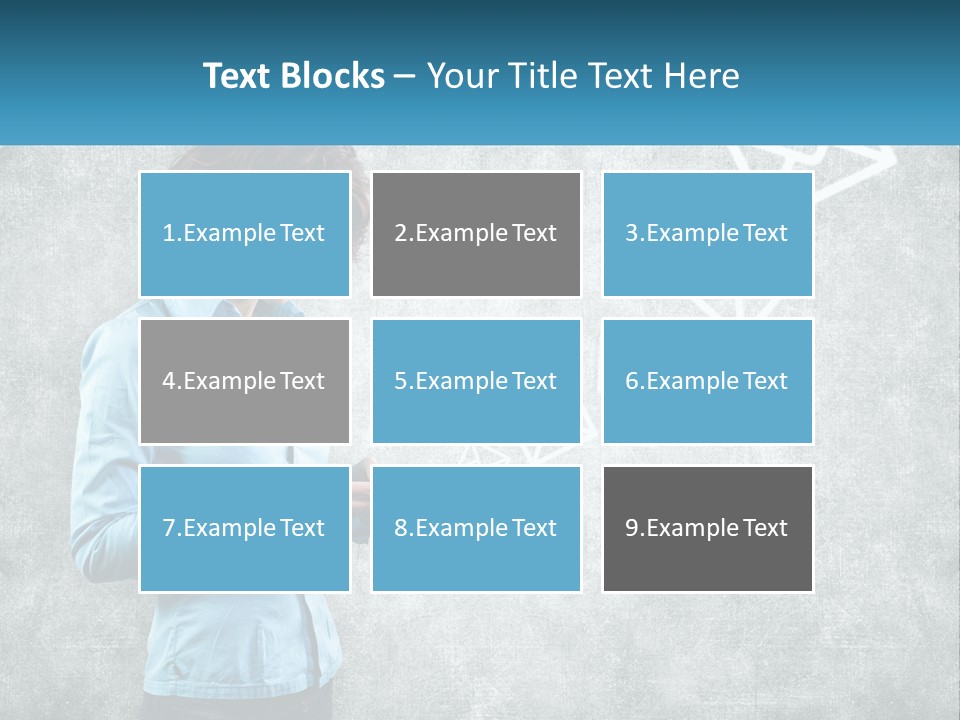 A Woman Holding A Cell Phone In Her Hands PowerPoint Template