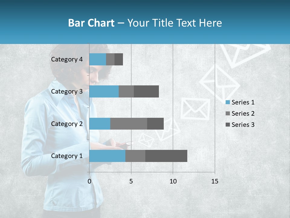 A Woman Holding A Cell Phone In Her Hands PowerPoint Template
