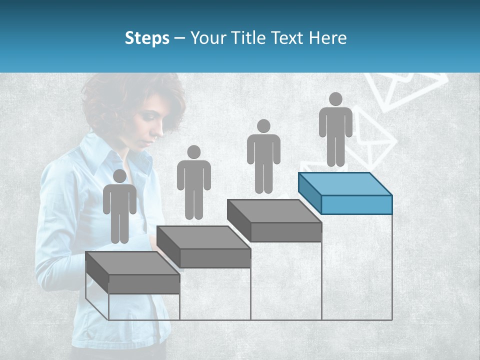 A Woman Holding A Cell Phone In Her Hands PowerPoint Template