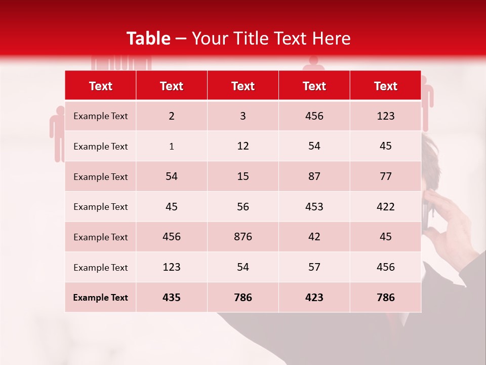 A Man In A Suit Holding A Cell Phone To His Ear PowerPoint Template