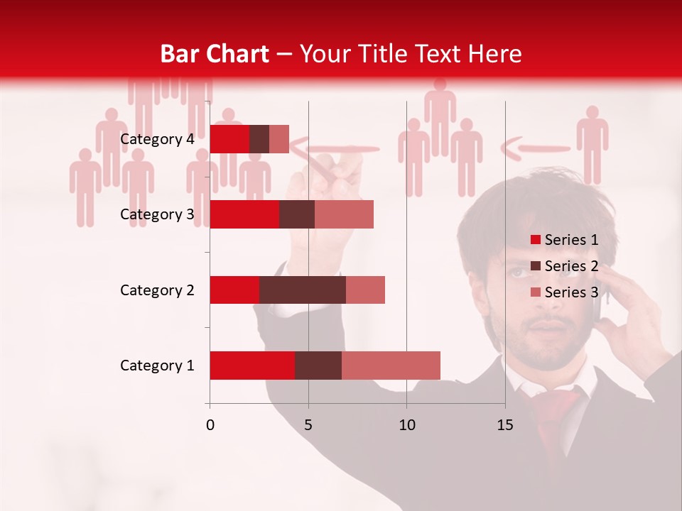 A Man In A Suit Holding A Cell Phone To His Ear PowerPoint Template