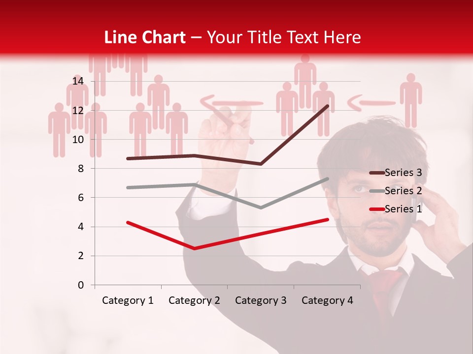 A Man In A Suit Holding A Cell Phone To His Ear PowerPoint Template