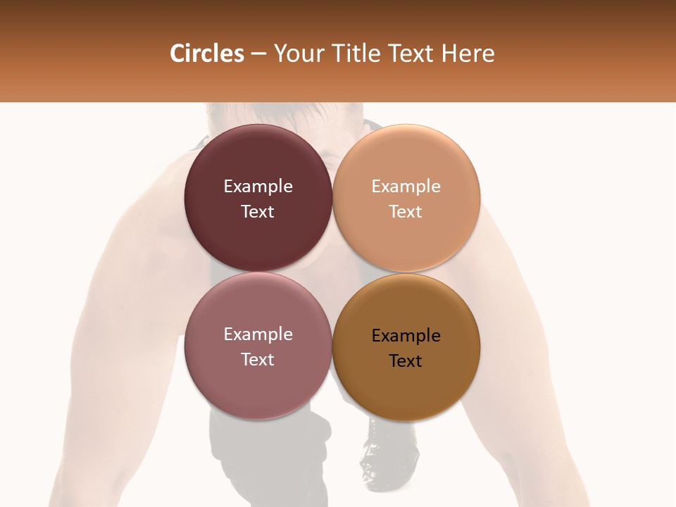 A Man Is Doing A Push Up With His Hands On His Hips PowerPoint Template