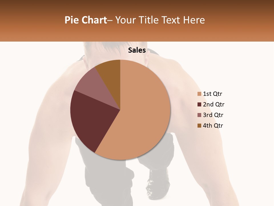 A Man Is Doing A Push Up With His Hands On His Hips PowerPoint Template