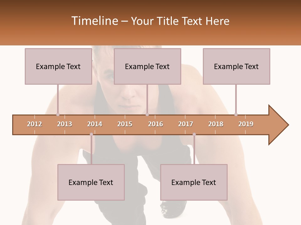 A Man Is Doing A Push Up With His Hands On His Hips PowerPoint Template