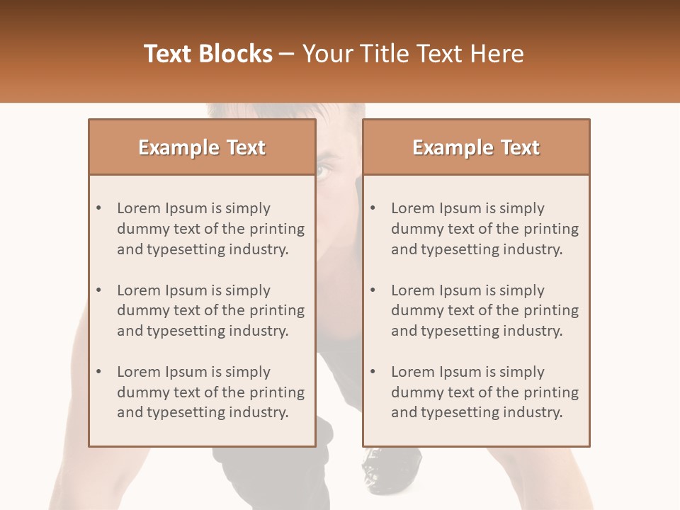 A Man Is Doing A Push Up With His Hands On His Hips PowerPoint Template
