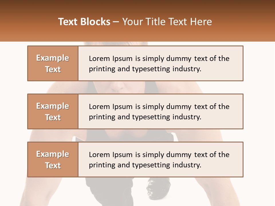 A Man Is Doing A Push Up With His Hands On His Hips PowerPoint Template