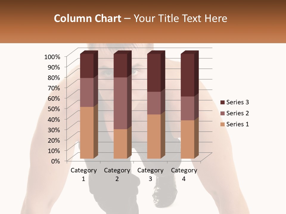 A Man Is Doing A Push Up With His Hands On His Hips PowerPoint Template