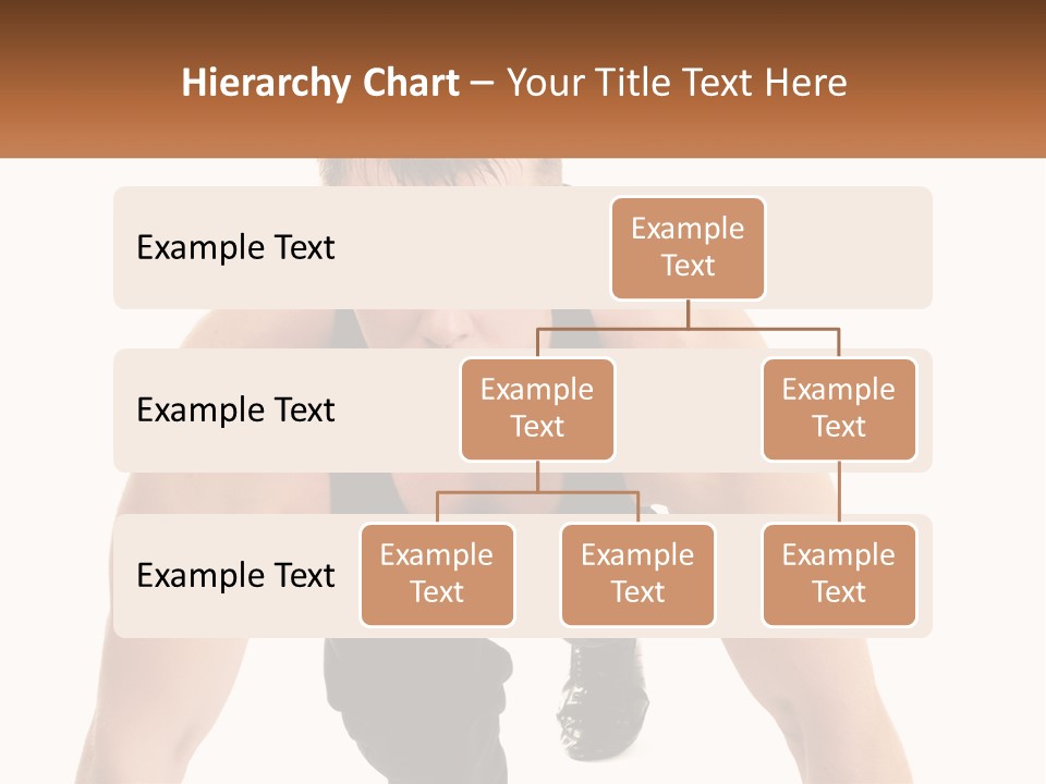 A Man Is Doing A Push Up With His Hands On His Hips PowerPoint Template