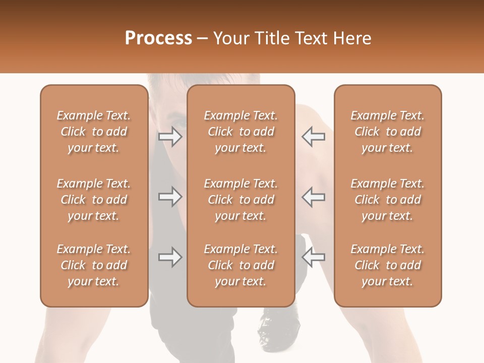 A Man Is Doing A Push Up With His Hands On His Hips PowerPoint Template