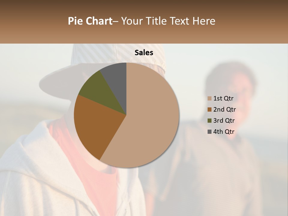 A Man And A Boy Standing Next To Each Other PowerPoint Template