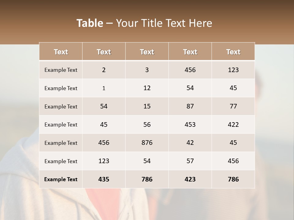A Man And A Boy Standing Next To Each Other PowerPoint Template
