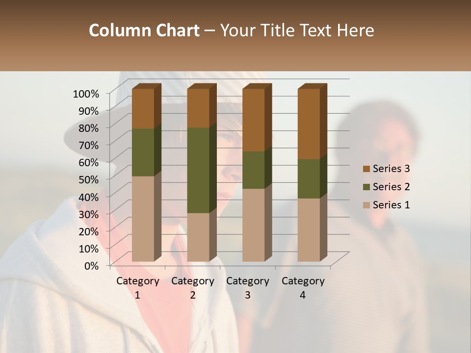 A Man And A Boy Standing Next To Each Other PowerPoint Template