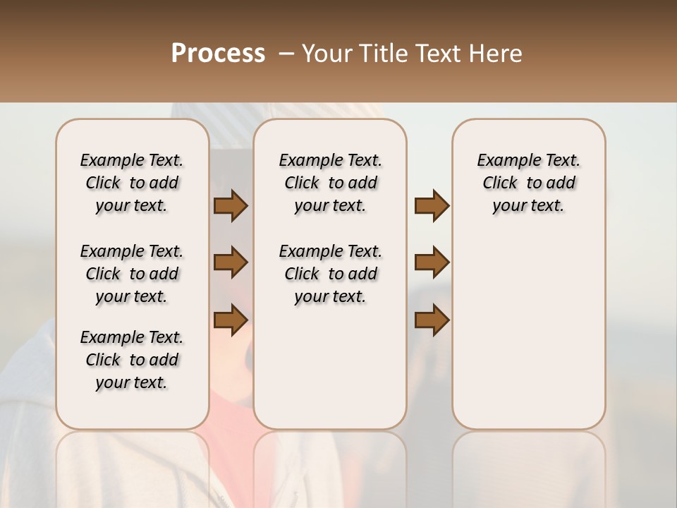 A Man And A Boy Standing Next To Each Other PowerPoint Template