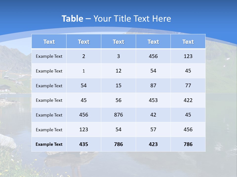 A Person Standing On A Rock In The Water PowerPoint Template