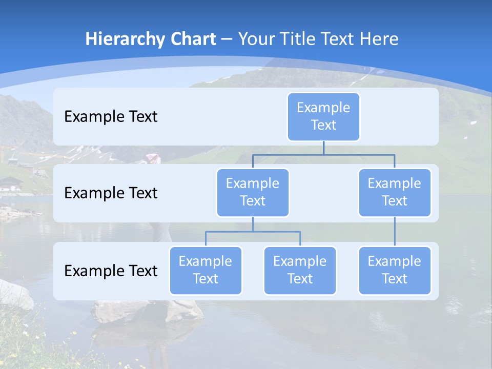 A Person Standing On A Rock In The Water PowerPoint Template
