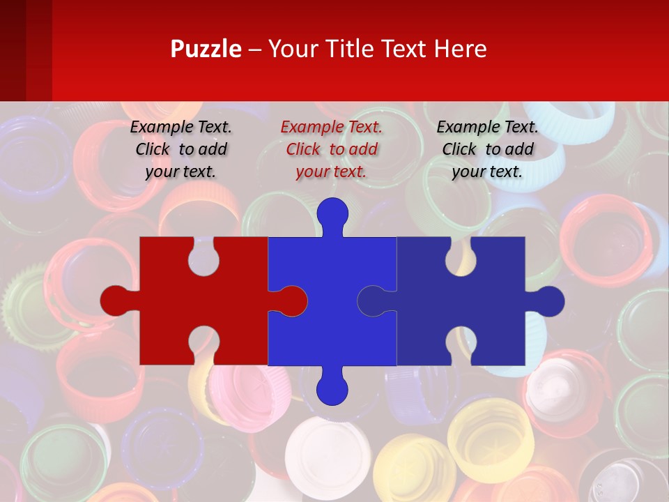 A Large Pile Of Colorful Cups With A Red Background PowerPoint Template