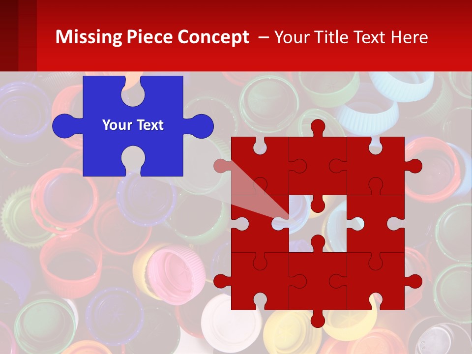 A Large Pile Of Colorful Cups With A Red Background PowerPoint Template