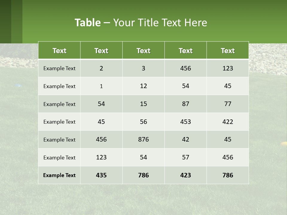 A Young Boy Standing On Top Of A Lush Green Field PowerPoint Template