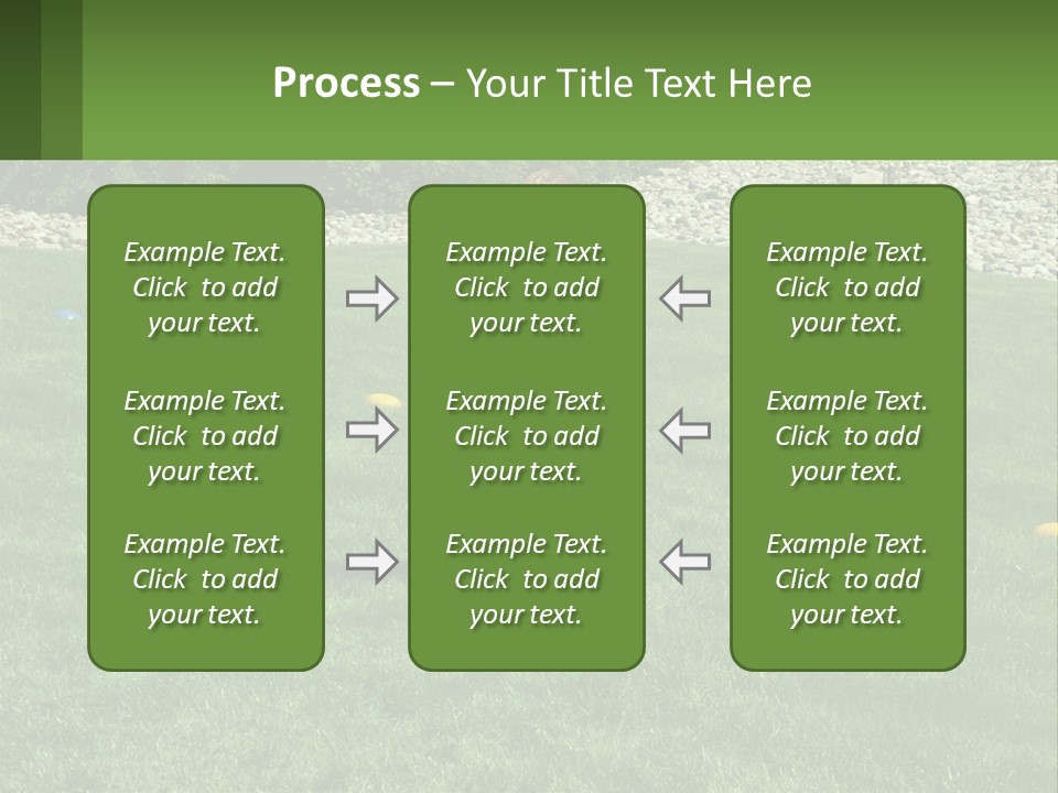 A Young Boy Standing On Top Of A Lush Green Field PowerPoint Template