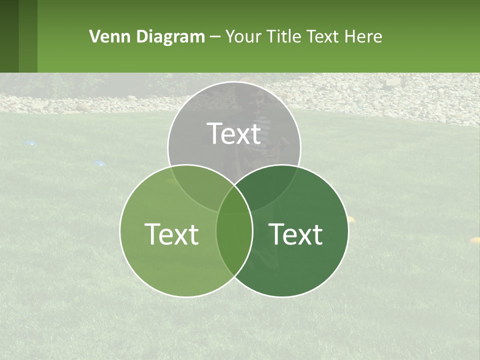 A Young Boy Standing On Top Of A Lush Green Field PowerPoint Template