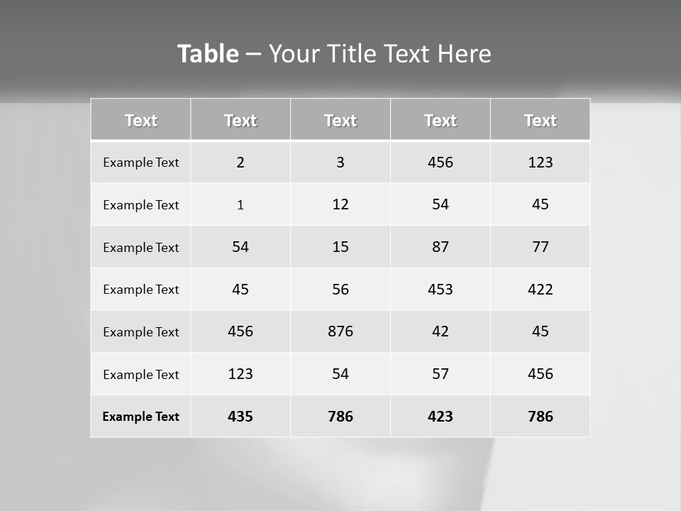 A Little Girl Looking Over A Wall With Her Eyes Wide Open PowerPoint Template