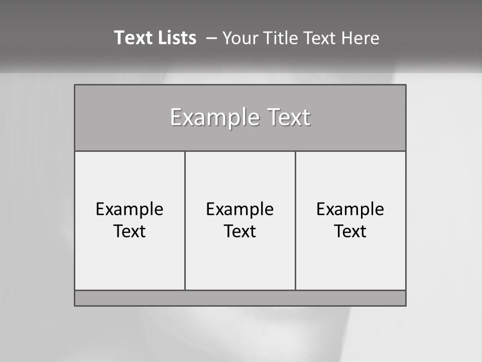 A Little Girl Looking Over A Wall With Her Eyes Wide Open PowerPoint Template