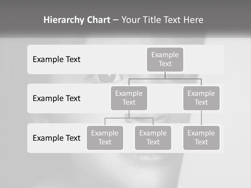 A Little Girl Looking Over A Wall With Her Eyes Wide Open PowerPoint Template