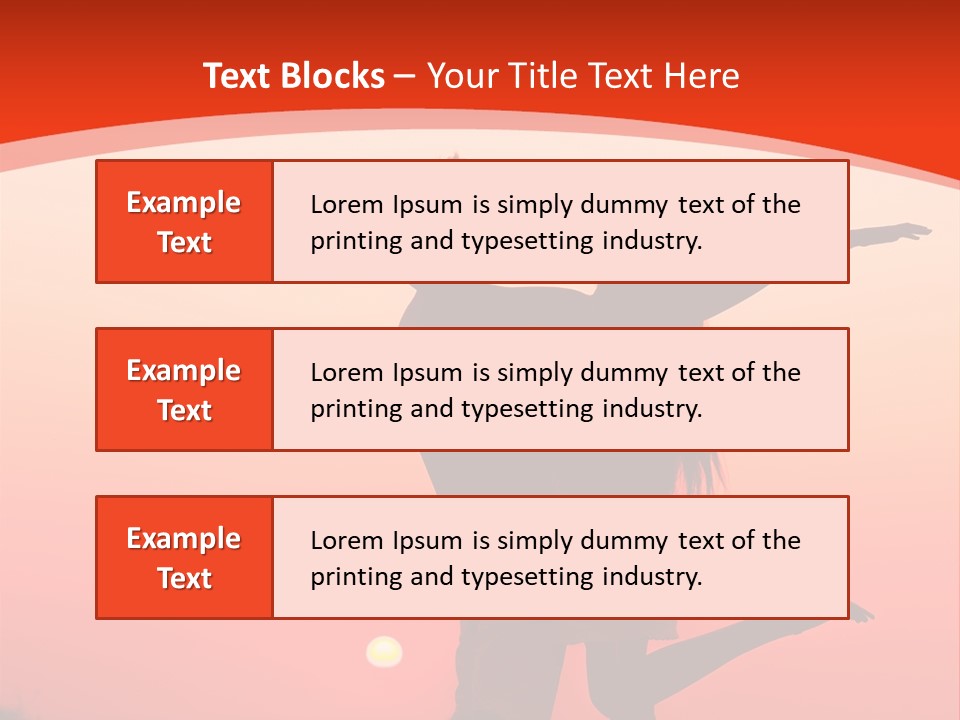 A Man And A Woman Are Standing On A Hill At Sunset PowerPoint Template