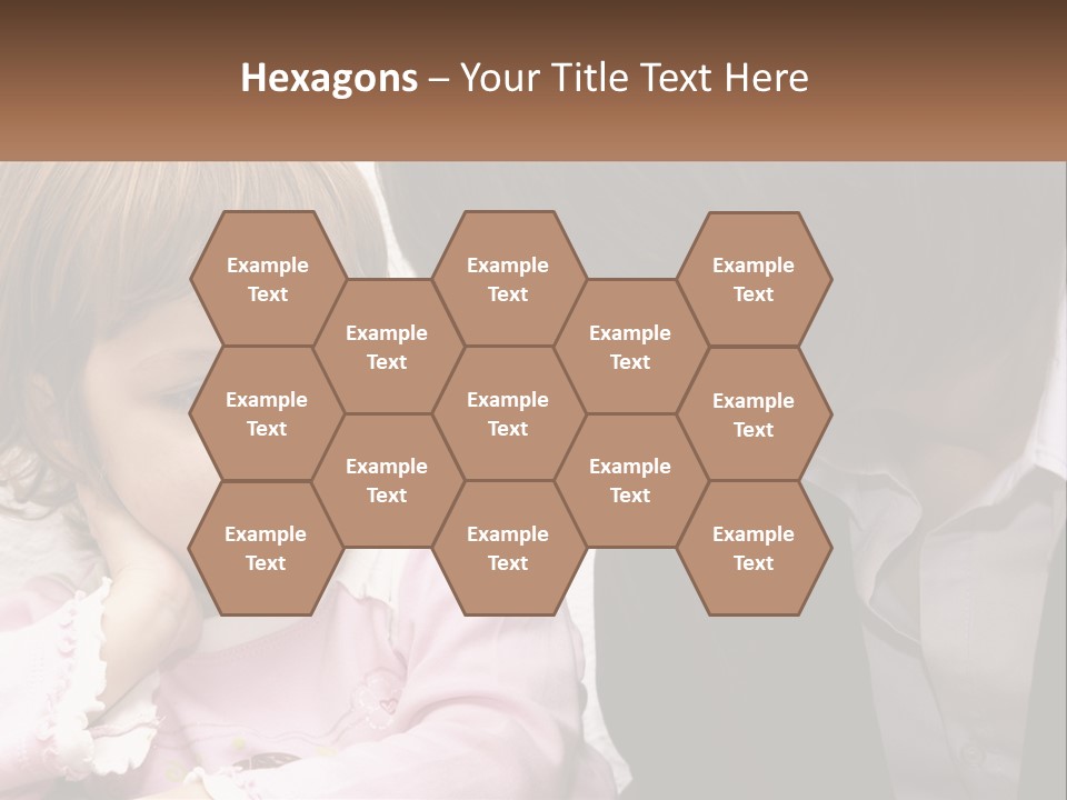 A Woman And A Little Girl Are Looking At Something PowerPoint Template