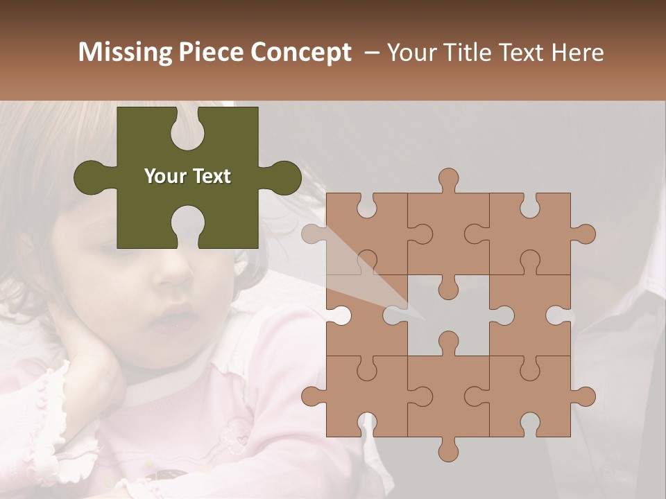 A Woman And A Little Girl Are Looking At Something PowerPoint Template