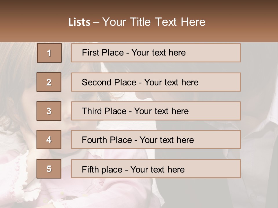 A Woman And A Little Girl Are Looking At Something PowerPoint Template