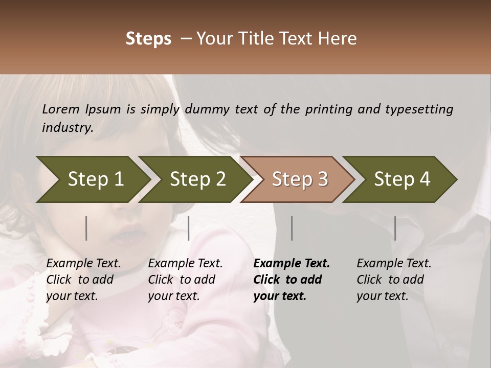 A Woman And A Little Girl Are Looking At Something PowerPoint Template