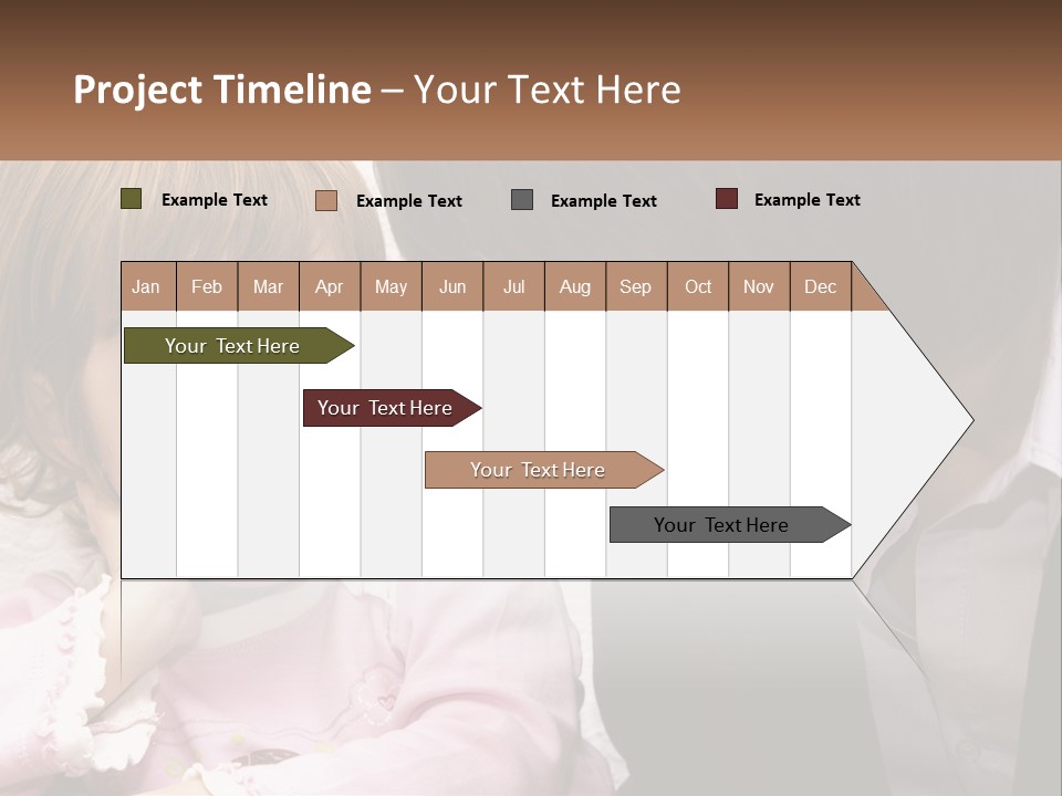 A Woman And A Little Girl Are Looking At Something PowerPoint Template