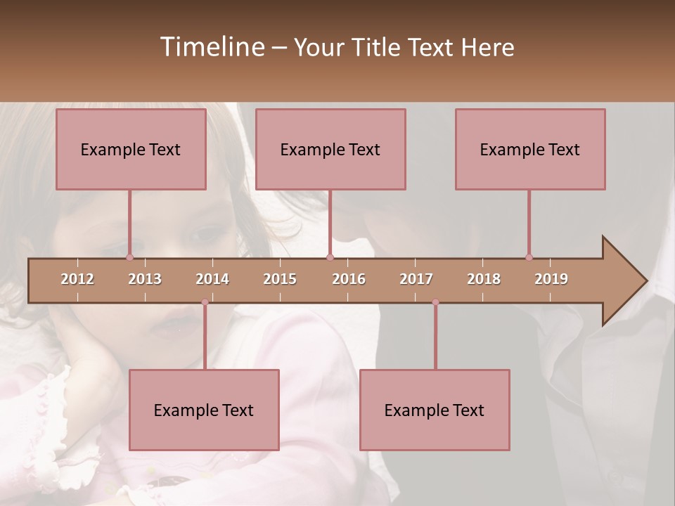 A Woman And A Little Girl Are Looking At Something PowerPoint Template