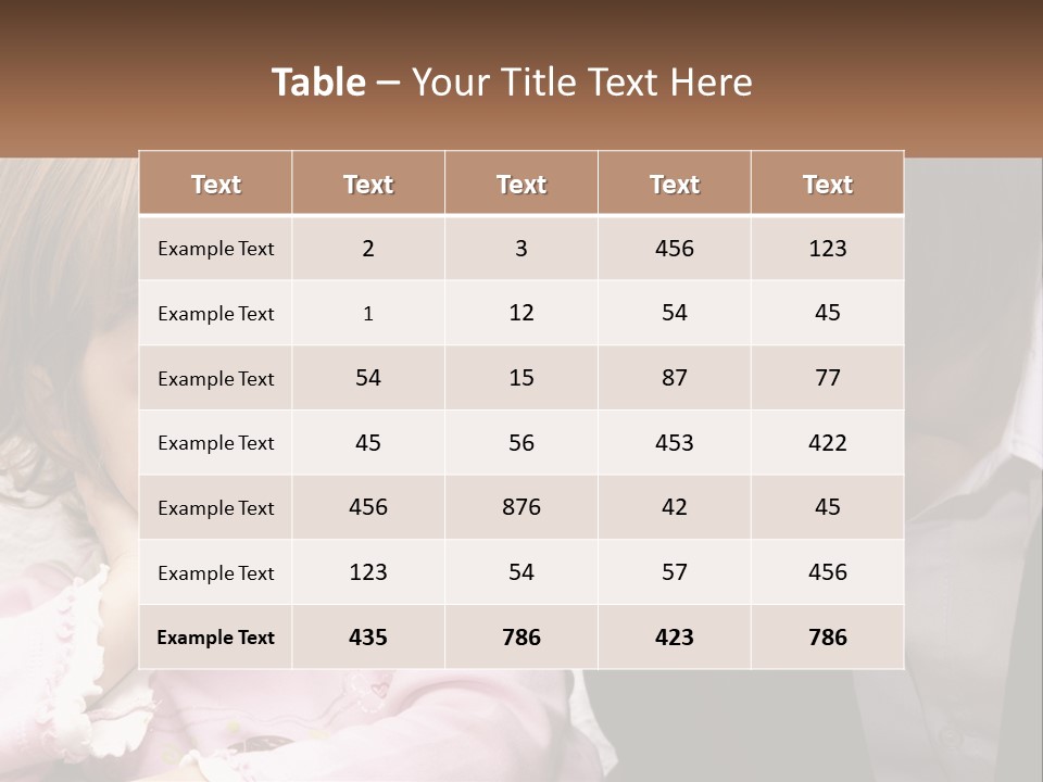 A Woman And A Little Girl Are Looking At Something PowerPoint Template