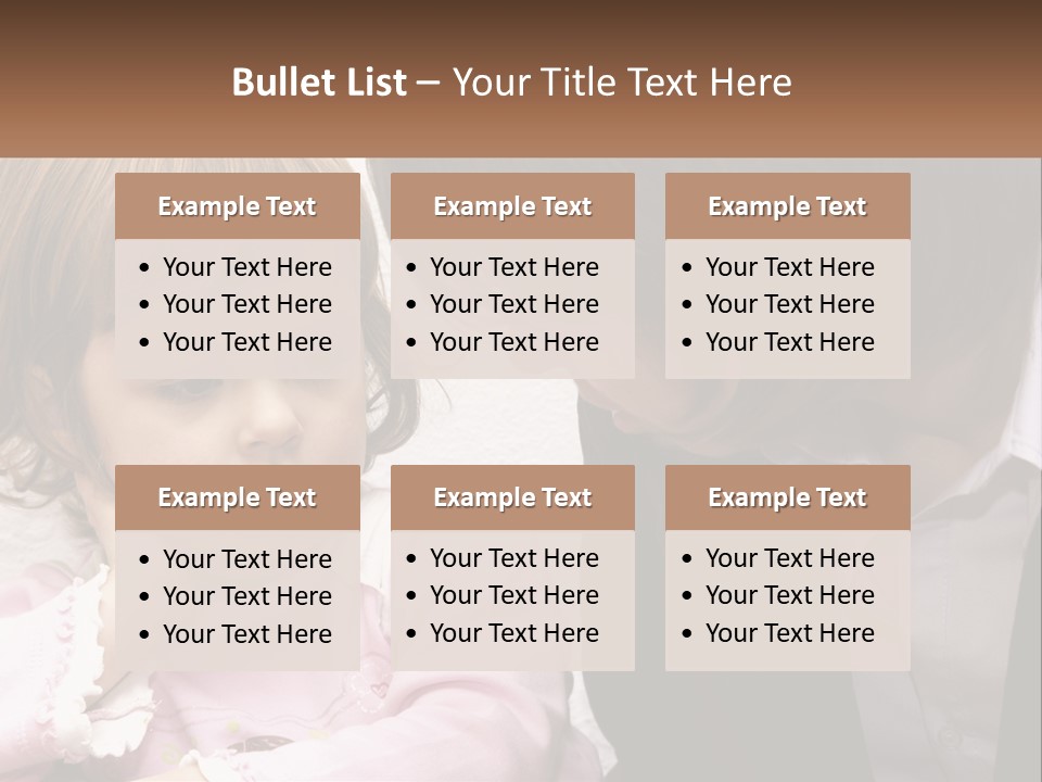 A Woman And A Little Girl Are Looking At Something PowerPoint Template