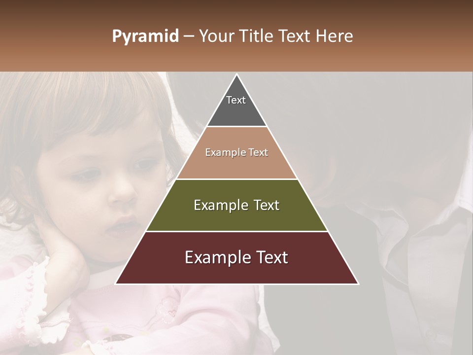 A Woman And A Little Girl Are Looking At Something PowerPoint Template