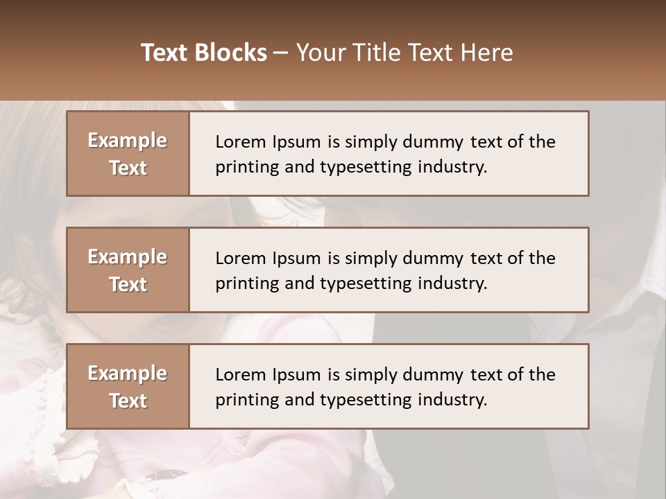A Woman And A Little Girl Are Looking At Something PowerPoint Template