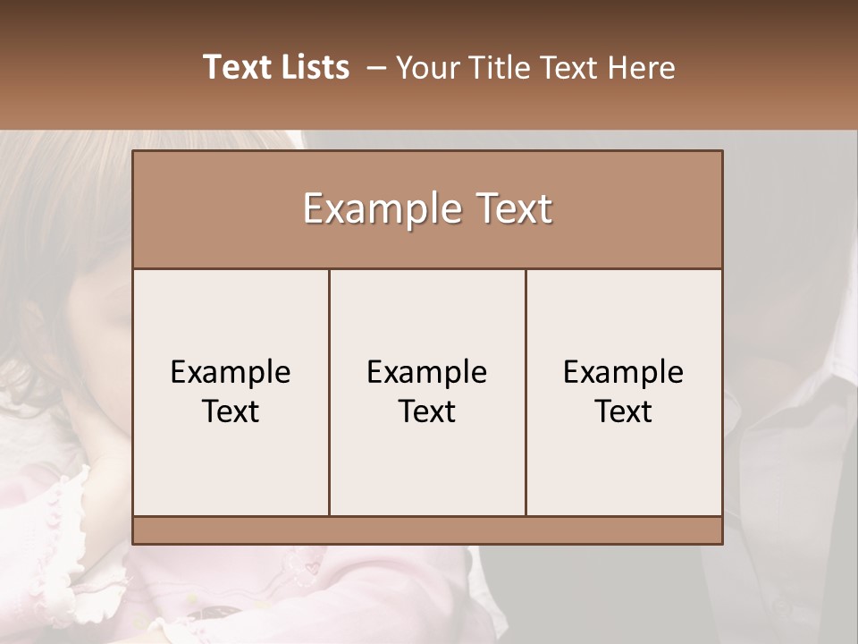 A Woman And A Little Girl Are Looking At Something PowerPoint Template