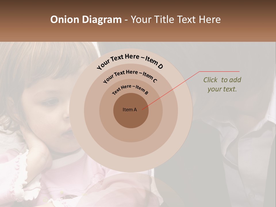 A Woman And A Little Girl Are Looking At Something PowerPoint Template