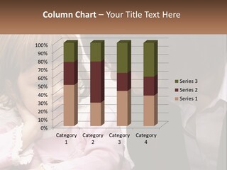 A Woman And A Little Girl Are Looking At Something PowerPoint Template