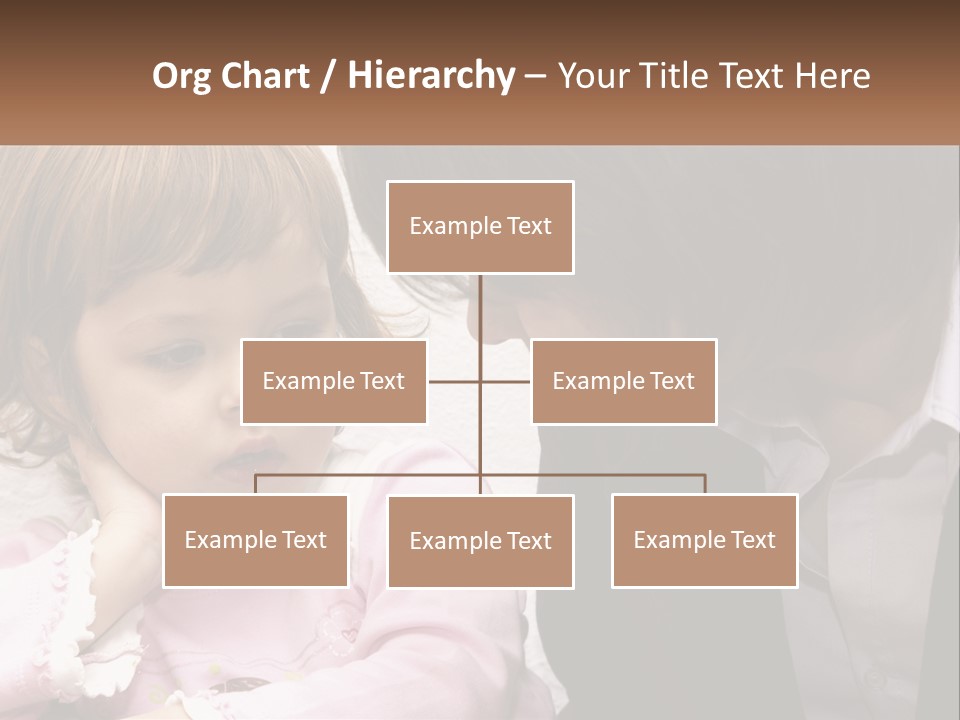 A Woman And A Little Girl Are Looking At Something PowerPoint Template