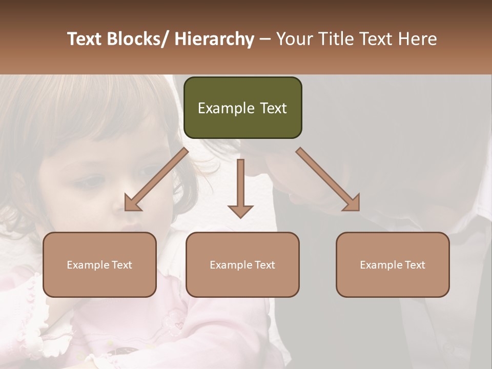 A Woman And A Little Girl Are Looking At Something PowerPoint Template