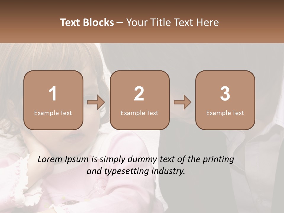 A Woman And A Little Girl Are Looking At Something PowerPoint Template