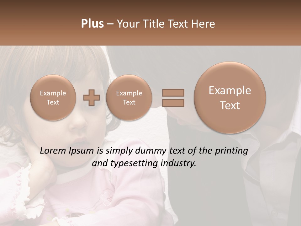 A Woman And A Little Girl Are Looking At Something PowerPoint Template