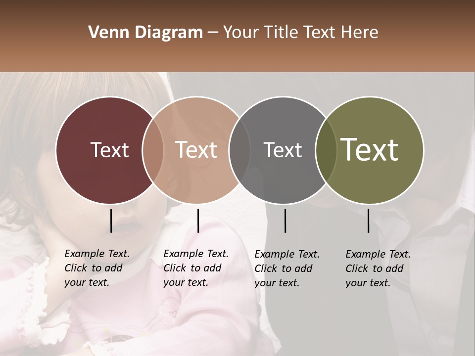 A Woman And A Little Girl Are Looking At Something PowerPoint Template