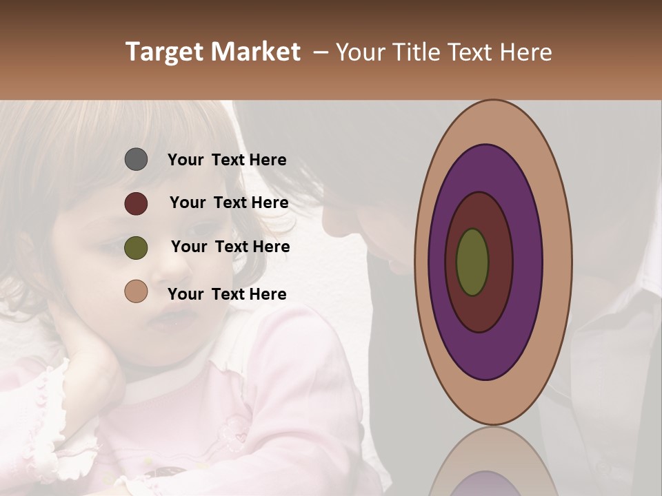 A Woman And A Little Girl Are Looking At Something PowerPoint Template