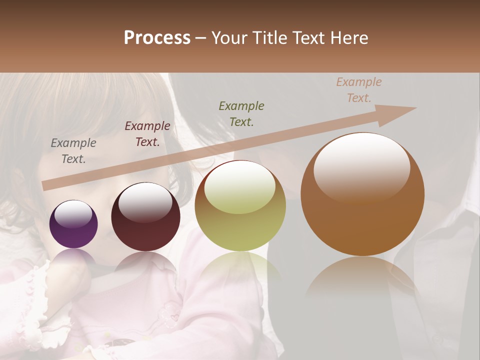 A Woman And A Little Girl Are Looking At Something PowerPoint Template